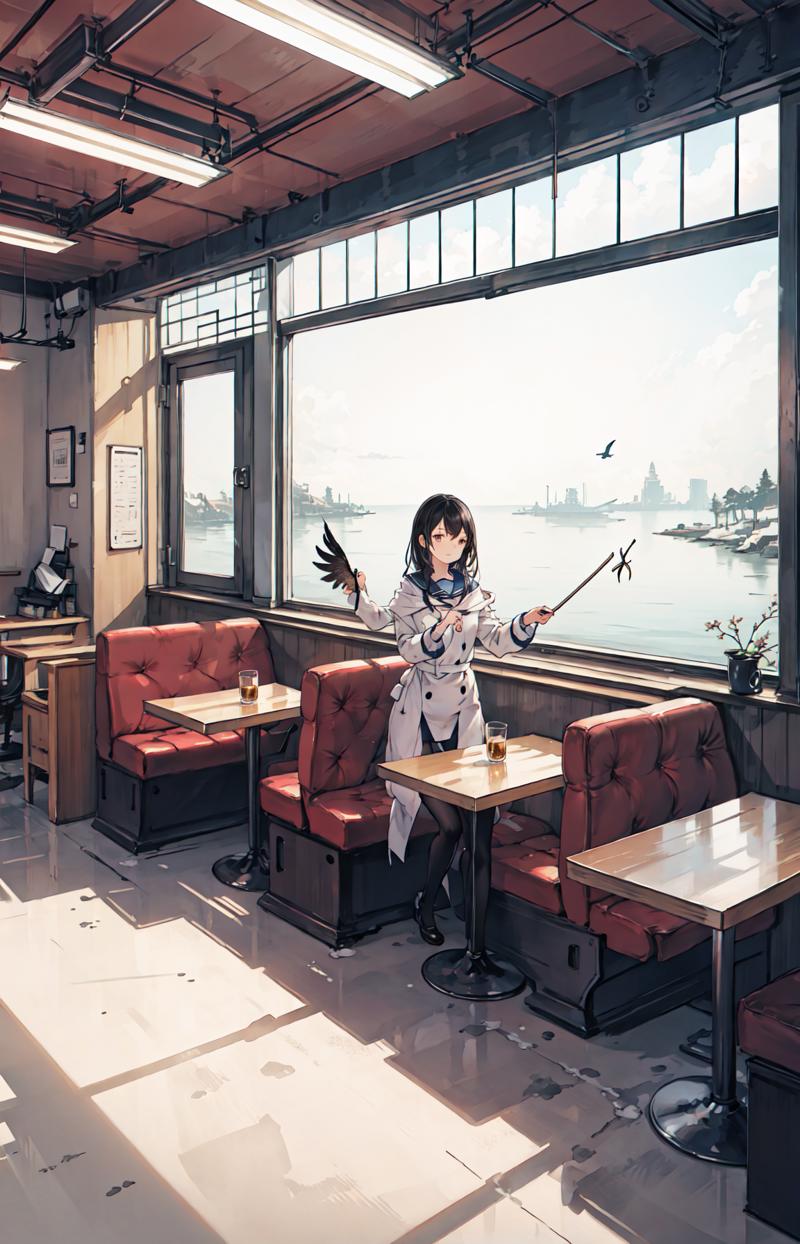 189679-3743639914-best quality, detailed background, girl,sea, cafeteria, bird, snow, winter,.png